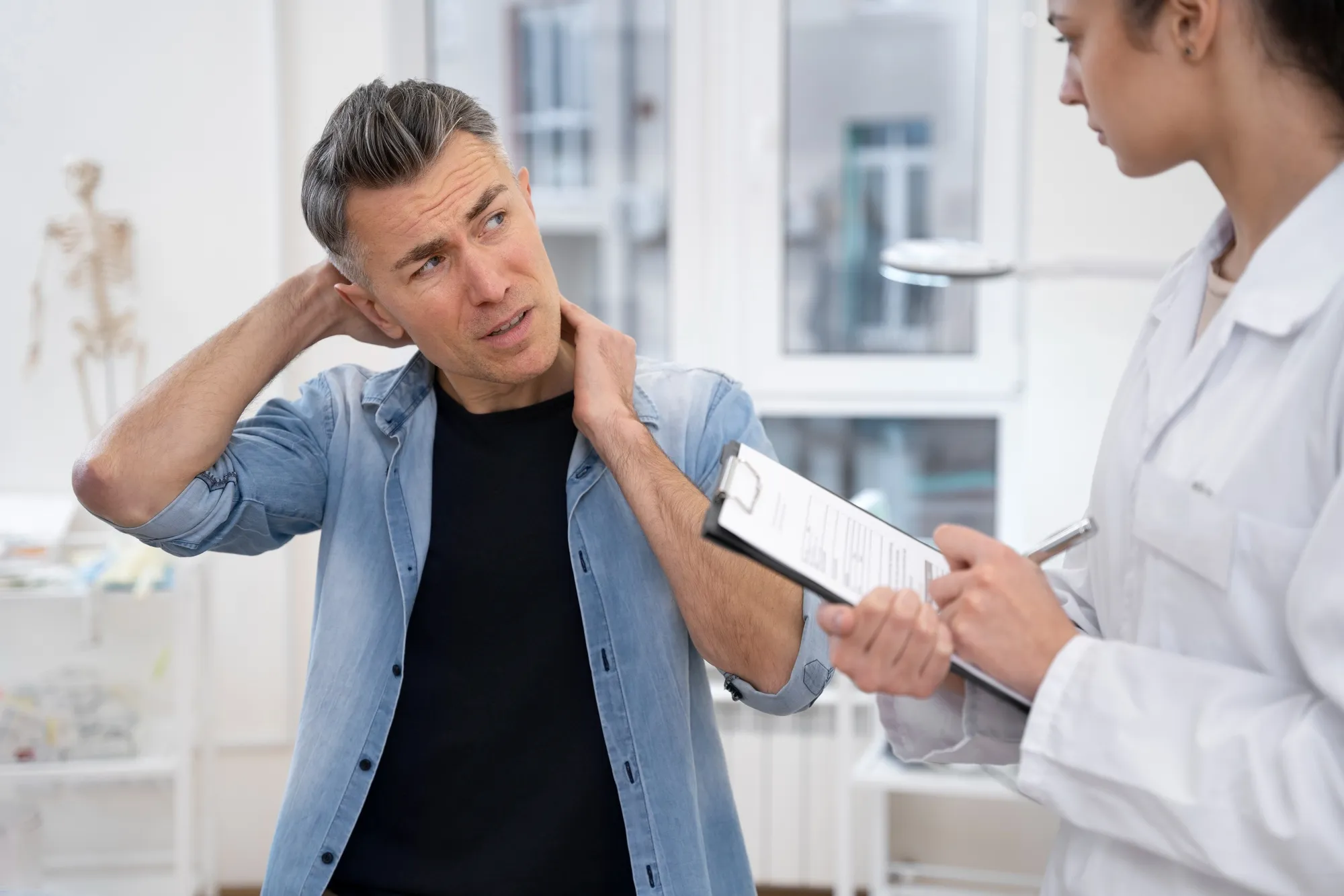 Banner explaining how low dose naltrexone helps manage chronic pain through immune modulation and inflammation control.