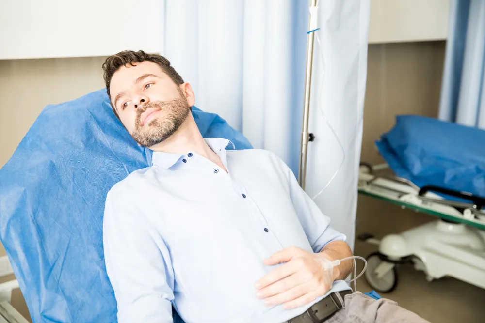Patient receiving digestive health solutions in Jacksonville with specialized evaluation and treatment from an experienced gastroenterologist for gastrointestinal concerns