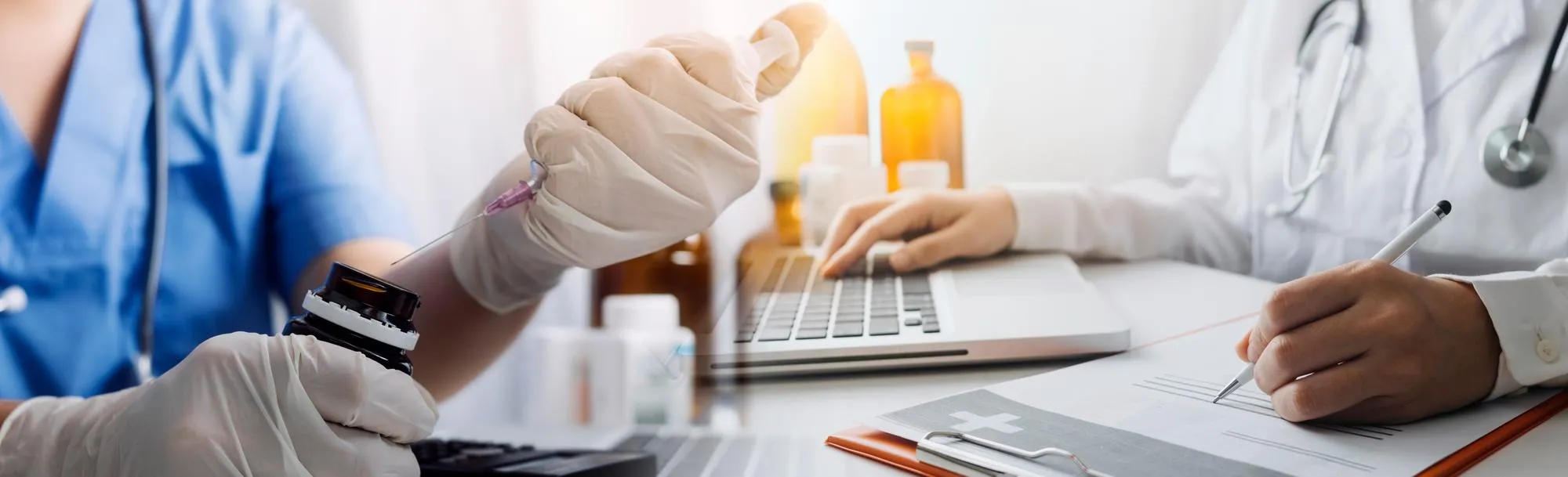 Injury pharmacy solutions supporting prescription management, medication compounding, and post-injury recovery care