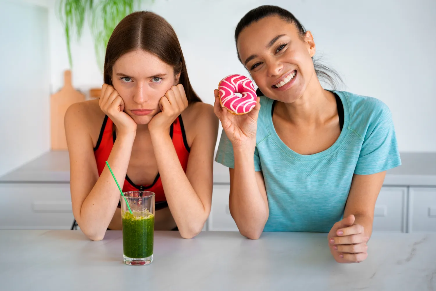 Individual comparing healthy nutrition choices while considering naltrexone weight loss options in Jacksonville as part of a medically supervised weight management plan