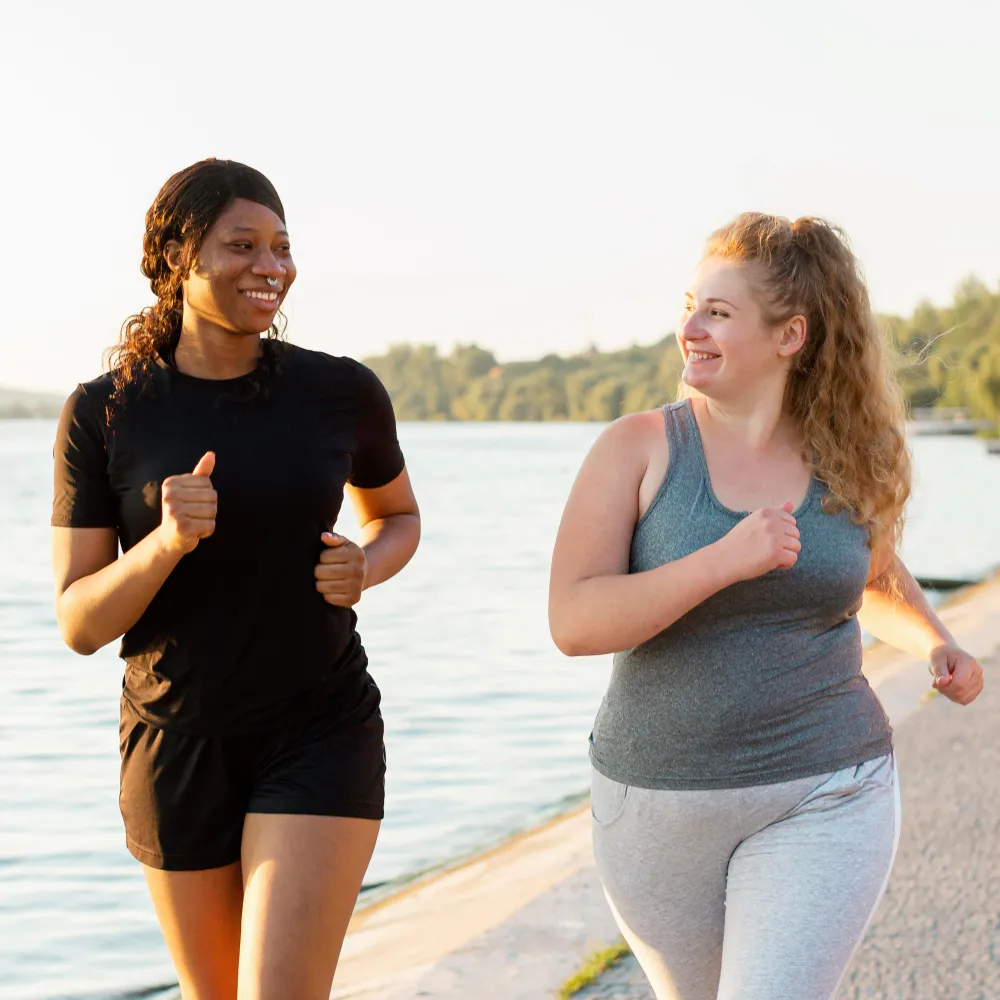 People participating in an active lifestyle and exercise routine supported by naltrexone weight loss treatment in Jacksonville to improve long-term health outcomes